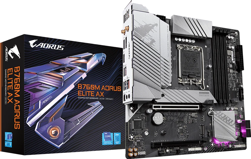 Материнская плата Gigabyte B760M AORUS ELITE AX