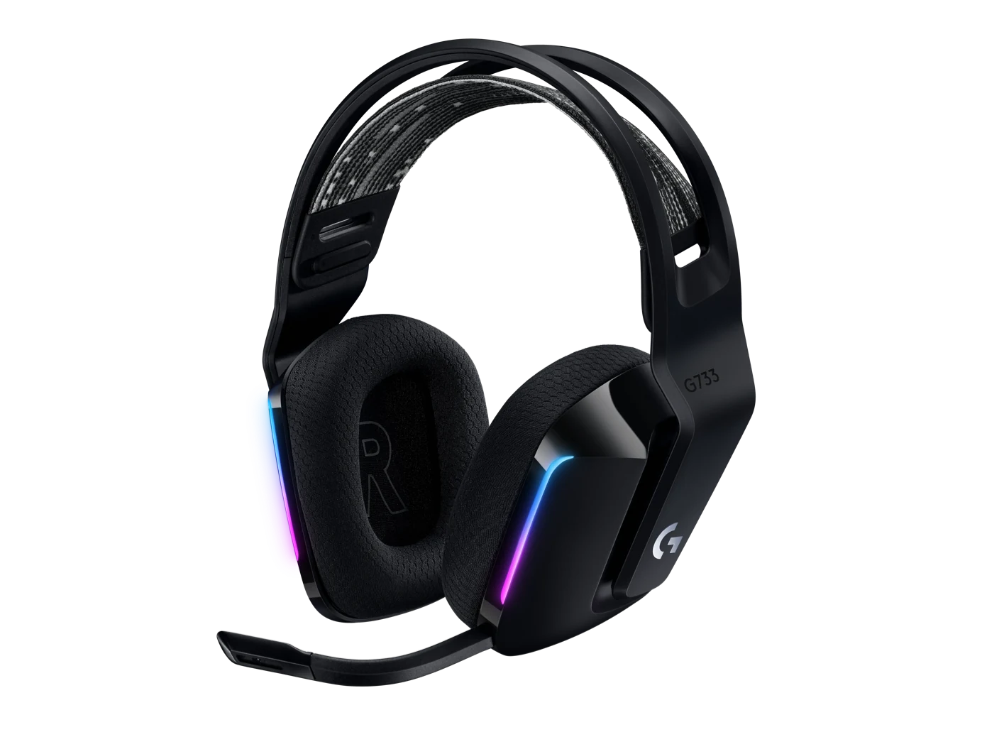 Чёрная гарнитура Logitech G733
